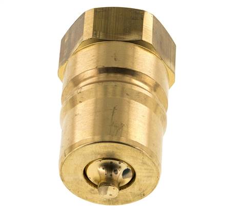 Messing DN 25 Hydraulische Koppeling Insteeknippel G 1 inch Binnendraad ISO 7241-1 B D 37.8mm