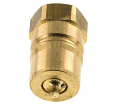 Messing DN 25 Hydraulische Koppeling Insteeknippel G 1 inch Binnendraad ISO 7241-1 B D 37.8mm