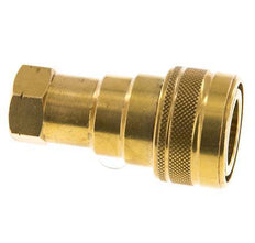 Messing DN 10 Hydraulische Koppeling Snelkoppeling 3/8 inch NPT binnendraad ISO 7241-1 B D 19.1mm