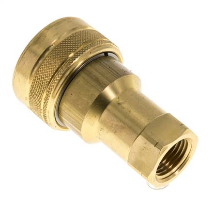 Messing DN 12.5 Hydraulische Koppeling Snelkoppeling 1/2 inch NPT binnendraad ISO 7241-1 B D 23.5mm