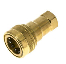 Messing DN 20 Hydraulische Koppeling Snelkoppeling 3/4 inch NPT binnendraad ISO 7241-1 B D 31.4mm