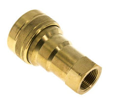 Messing DN 20 Hydraulische Koppeling Snelkoppeling 3/4 inch NPT binnendraad ISO 7241-1 B D 31.4mm