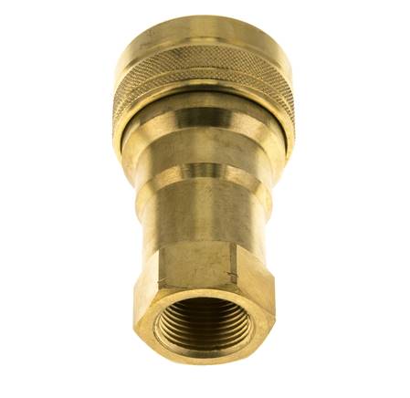 Messing DN 20 Hydraulische Koppeling Snelkoppeling 3/4 inch NPT binnendraad ISO 7241-1 B D 31.4mm