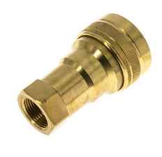 Messing DN 20 Hydraulische Koppeling Snelkoppeling 3/4 inch NPT binnendraad ISO 7241-1 B D 31.4mm
