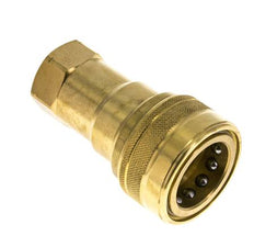 Messing DN 20 Hydraulische Koppeling Snelkoppeling 3/4 inch NPT binnendraad ISO 7241-1 B D 31.4mm