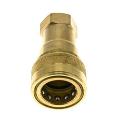 Messing DN 20 Hydraulische Koppeling Snelkoppeling 3/4 inch NPT binnendraad ISO 7241-1 B D 31.4mm