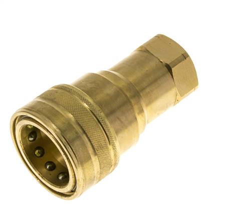 Messing DN 50 Hydraulische Koppeling Snelkoppeling 2 inch NPT binnendraad ISO 7241-1 B D 63.2mm