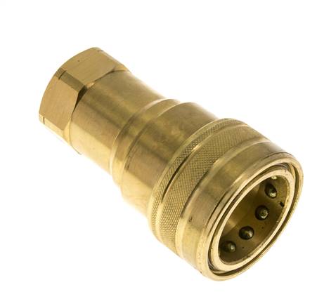 Messing DN 50 Hydraulische Koppeling Snelkoppeling 2 inch NPT binnendraad ISO 7241-1 B D 63.2mm
