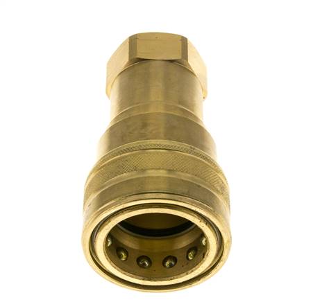 Messing DN 50 Hydraulische Koppeling Snelkoppeling 2 inch NPT binnendraad ISO 7241-1 B D 63.2mm