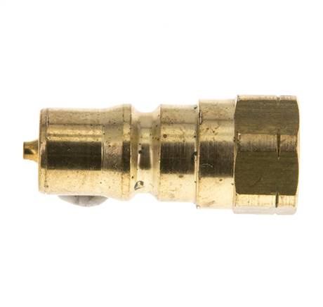 Messing DN 5 Hydraulische Koppeling Insteeknippel 1/8 inch NPT binnendraad ISO 7241-1 B D 10.9mm