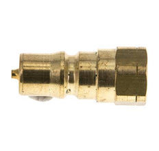 Messing DN 5 Hydraulische Koppeling Insteeknippel 1/8 inch NPT binnendraad ISO 7241-1 B D 10.9mm