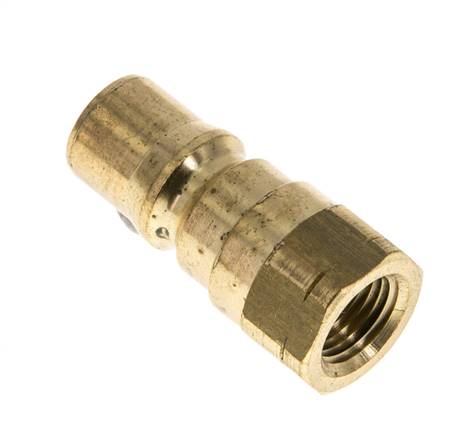 Messing DN 5 Hydraulische Koppeling Insteeknippel 1/8 inch NPT binnendraad ISO 7241-1 B D 10.9mm