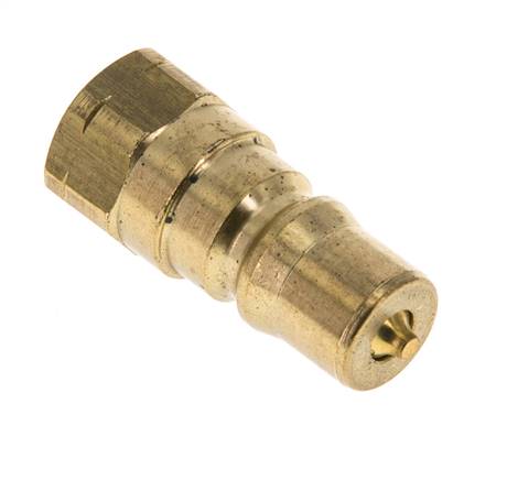Messing DN 5 Hydraulische Koppeling Insteeknippel 1/8 inch NPT binnendraad ISO 7241-1 B D 10.9mm