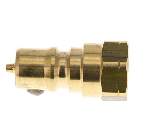 Messing DN 6.3 Hydraulische Koppeling Insteeknippel 1/4 inch NPT binnendraad ISO 7241-1 B D 14.2mm