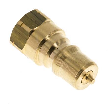 Messing DN 6.3 Hydraulische Koppeling Insteeknippel 1/4 inch NPT binnendraad ISO 7241-1 B D 14.2mm