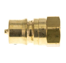 Messing DN 12.5 Hydraulische Koppeling Insteeknippel 1/2 inch NPT binnendraad ISO 7241-1 B D 23.5mm