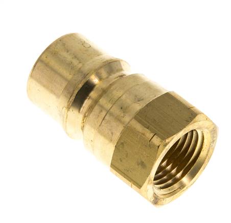Messing DN 12.5 Hydraulische Koppeling Insteeknippel 1/2 inch NPT binnendraad ISO 7241-1 B D 23.5mm