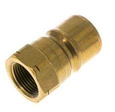 Messing DN 20 Hydraulische Koppeling Insteeknippel 3/4 inch NPT binnendraad ISO 7241-1 B D 31.4mm