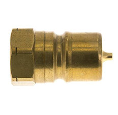 Messing DN 20 Hydraulische Koppeling Insteeknippel 3/4 inch NPT binnendraad ISO 7241-1 B D 31.4mm