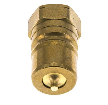 Messing DN 20 Hydraulische Koppeling Insteeknippel 3/4 inch NPT binnendraad ISO 7241-1 B D 31.4mm