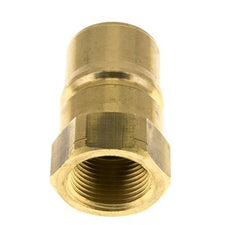 Messing DN 25 Hydraulische Koppeling Insteeknippel 1 inch NPT binnendraad ISO 7241-1 B D 37.8mm