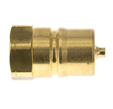 Messing DN 25 Hydraulische Koppeling Insteeknippel 1 inch NPT binnendraad ISO 7241-1 B D 37.8mm