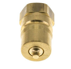 Messing DN 40 Hydraulische Koppeling Insteeknippel 1 1/4 inch NPT binnendraad ISO 7241-1 B D 44.5mm