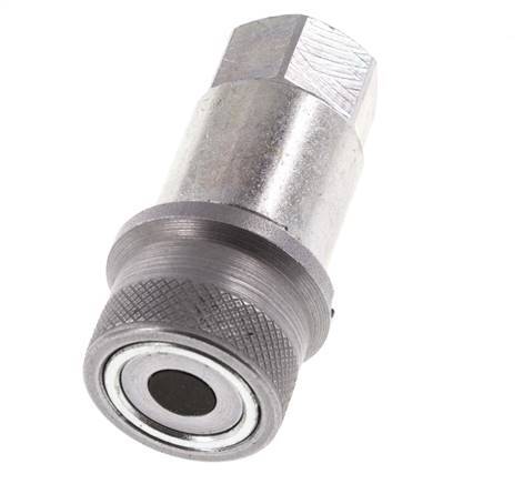 Stalen DN 4 Vlakdichtende Koppeling Snelkoppeling G 1/8 inch Binnendraad D 13.5mm