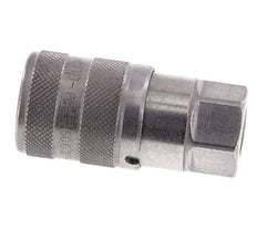 Stalen DN 6.3 Vlakdichtende Koppeling Snelkoppeling G 1/4 inch Binnendraad ISO 16028 D 16.2mm