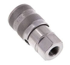 Stalen DN 6.3 Vlakdichtende Koppeling Snelkoppeling G 1/4 inch Binnendraad ISO 16028 D 16.2mm