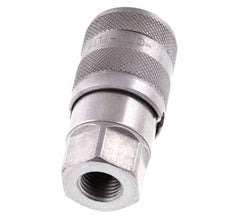 Stalen DN 6.3 Vlakdichtende Koppeling Snelkoppeling G 1/4 inch Binnendraad ISO 16028 D 16.2mm