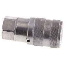 Stalen DN 6.3 Vlakdichtende Koppeling Snelkoppeling G 1/4 inch Binnendraad ISO 16028 D 16.2mm