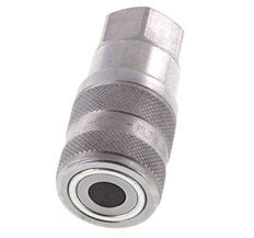 Stalen DN 6.3 Vlakdichtende Koppeling Snelkoppeling G 1/4 inch Binnendraad ISO 16028 D 16.2mm