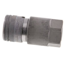 Stalen DN 12.5 Vlakdichtende Koppeling Snelkoppeling G 1/2 inch Binnendraad ISO 16028 D 24.5mm