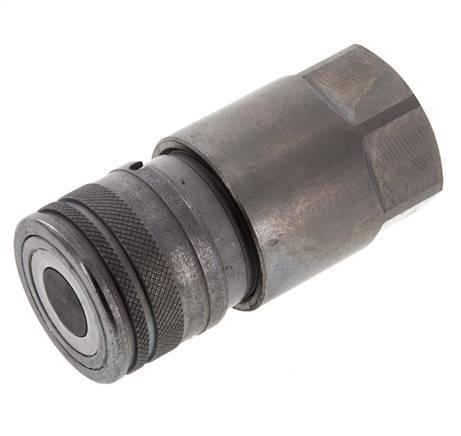 Stalen DN 12.5 Vlakdichtende Koppeling Snelkoppeling G 3/4 inch Binnendraad ISO 16028 D 24.5mm