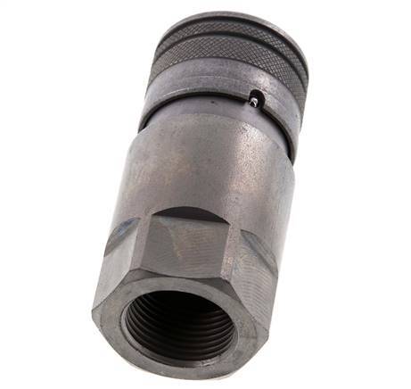 Stalen DN 12.5 Vlakdichtende Koppeling Snelkoppeling G 3/4 inch Binnendraad ISO 16028 D 24.5mm