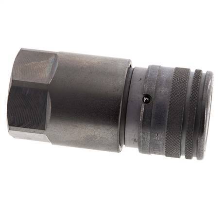 Stalen DN 12.5 Vlakdichtende Koppeling Snelkoppeling G 3/4 inch Binnendraad ISO 16028 D 24.5mm