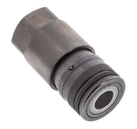 Stalen DN 12.5 Vlakdichtende Koppeling Snelkoppeling G 3/4 inch Binnendraad ISO 16028 D 24.5mm