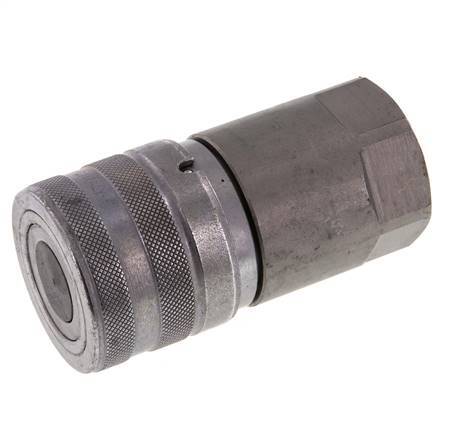 Stalen DN 19 Vlakdichtende Koppeling Snelkoppeling G 3/4 inch Binnendraad ISO 16028 D 30mm