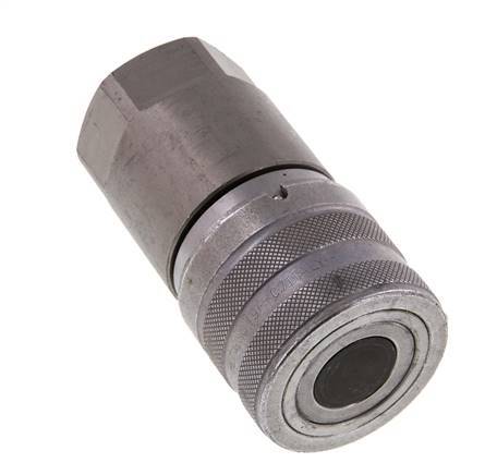 Stalen DN 19 Vlakdichtende Koppeling Snelkoppeling G 3/4 inch Binnendraad ISO 16028 D 30mm