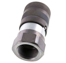 Stalen DN 25 Vlakdichtende Koppeling Snelkoppeling G 1 1/4 inch Binnendraad ISO 16028 D 36mm