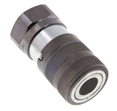 Stalen DN 25 Vlakdichtende Koppeling Snelkoppeling G 1 1/4 inch Binnendraad ISO 16028 D 36mm