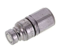 Stalen DN 6.3 Vlakdichtende Koppeling Insteeknippel G 1/4 inch Binnendraad ISO 16028 D 16.2mm