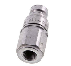 Stalen DN 6.3 Vlakdichtende Koppeling Insteeknippel G 1/4 inch Binnendraad ISO 16028 D 16.2mm