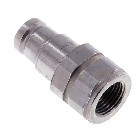 Stalen DN 10 Vlakdichtende Koppeling Insteeknippel G 1/2 inch Binnendraad ISO 16028 D 19.7mm