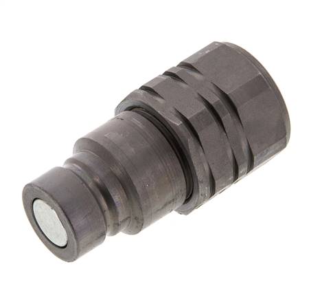 Stalen DN 12.5 Vlakdichtende Koppeling Insteeknippel G 1/2 inch Binnendraad ISO 16028 D 24.5mm