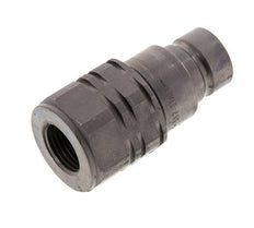 Stalen DN 12.5 Vlakdichtende Koppeling Insteeknippel G 1/2 inch Binnendraad ISO 16028 D 24.5mm