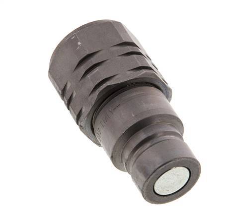 Stalen DN 12.5 Vlakdichtende Koppeling Insteeknippel G 1/2 inch Binnendraad ISO 16028 D 24.5mm