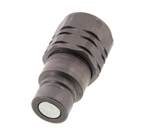 Stalen DN 12.5 Vlakdichtende Koppeling Insteeknippel G 1/2 inch Binnendraad ISO 16028 D 24.5mm