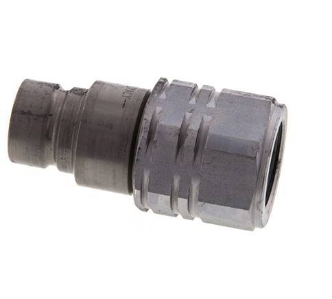 Stalen DN 12.5 Vlakdichtende Koppeling Insteeknippel G 3/4 inch Binnendraad ISO 16028 D 24.5mm